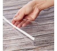 Générique Clear PVC Table Protector 47.24x47.24in/120x120cm 1mm Thick | Waterproof,Scratch-Resistant Tablecloth Cover | Transparent Desk Mat for Dining Room,Office,Conference Tables
