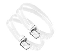Générique Clear Shoe Straps For Heels, Transparent Invisible Ankle Straps With Adjustable Buckle, Anti-Slip Elastic Shoelace For Loose High Heels, Replacement Shoe Bands F́or Pointed Toe Pumps Mules