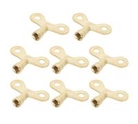 Générique Clés de Plomberie pour Radiateur Carrées 4 MM, Lot de 10, Acier Solide e Purge d’Air, Outil pour Soupape de Ventilation, Usage Chauffage à Domicile