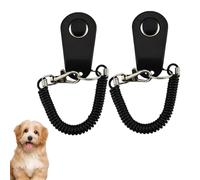 Générique Clickers pour Chien pour La Formation, 2X Train Training Clicker avec Bracelet De Poignet, Trainage De Compagnie Clicker avec Un Gros Bouton Comportemental Digment Training Training Stuff