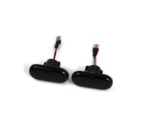 Générique Clignotant Clignotant LED dynamique, clignotant séquentiel, pour Clio pour Kangoo pour LAGUNA pour MEGANE pour TWINGO pour MASTER Indicateurs Latéraux(Smoked Black)