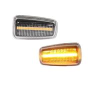 Générique Clignotant Dynamique LED Sans Erreur, Lot de 2 feux position latéraux dynamiques à LED for Citroën XM ZX Break Xsara Xantia(Clear Lens)