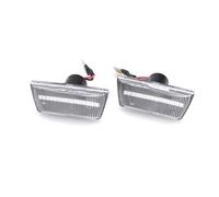 Générique Clignotant latéral 2 pièces pour Chevy pour Cruze 2009 2010 2011 2012 2013 2014 feux position latéraux voiture LED dynamiques Signal répéteur(Dynamic Crystal)