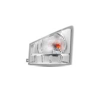 Générique Clignotant latéral Feu d'angle pare-chocs avant gauche droit clignotant avec ampoule pour Isuzu camion NPR NQR 700P ELF 8-97585172-2 8-97585173-2 Clignotant Led(La gauche)