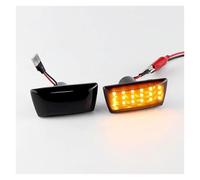 Générique Clignotant latéral Indicateur latéral dynamique LED répéteur clignotant, marqueur lumineux pour Chevy pour Aveo T300 pour Cruze pour Orlando 2 pièces(Smoked Dynamic)