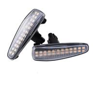Générique Clignotant Rétroviseur Led 2 Feux De Position Latéraux Dynamiques À LED 8351A001 Pour Mitsubishi Pour Outlander Sport Pour Mirage Pour Lancer Pour Evolution X(Crystal white)
