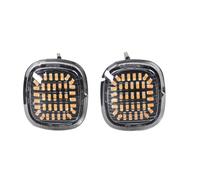 Générique Clignotant Voiture LED Lampe Latérale Dynamique 2 Pièces Pour Skoda Pour Fabia Pour Octavia 1 Mk1 Pour Mk2 Pour Roomster Pour Rapid NH3 Clignotant De Rétroviseur Latéral(Dynamic Crystal)