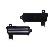 Générique clignotant voiture Pour Chevy Pour Chevelle Pour Malibu Pour El Pour Camino 1970 LED Latéral Avant Clignotants Feux Évasés Stationnement Conduite 12V lampe clignotant(Smoked lens white)