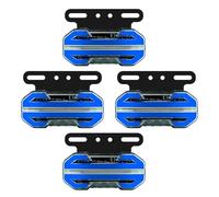 Générique Clignotants latéraux, feu latéral de camion - Clignotants 24 V avec support - Voyant d'avertissement, feux latéraux 4 pièces, feu de camion, feux de signalisation, voyant lumineux