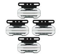 Générique Clignotants latéraux, feu latéral de camion,Clignotants 24 V avec support | Voyant d'avertissement, feux latéraux 4 pièces, feu de camion, feux de signalisation, voyant lumineux