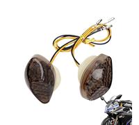 Générique Clignotants Moto LED | Éclairage Intense pour Motos - Étanches pour Camping, Course, Ville, Tout-Terrain, Tourisme et Scooter