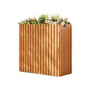 Générique Climatiseur Extérieur en Forme De Fleur, Housse Climatiseur Bois Massif, Écran Protection for, Salon, Chambre, Bureau, Restaurant(Color3,85x35x80cm)