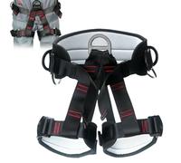 Générique Climbing Harness, Safety Belt, Adjustable Fit with Rescue Breathable Padding, Heavy-Duty Buckles, Lightweight Design, Load Rated, Outdoor Gear for Emergencies, Rappelling