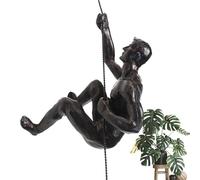 Générique Climbing Man Wall Sculpture | Decorative Resin Modern 3D Walls Art,Unique Wall Arts for Background for Home Workplace Decoration, Modern Art, Home Decor