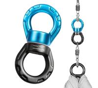 Générique Climbing Swivel Spinner - 360 Degree Rotating for Aerial Yoga Tool | Heavy Duty Swivel Carabiner with Hammocks, Tree Ropes, Kids Playroom, Indoor Playground for Backyard, Porch Use