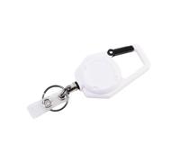 Générique Clip Accessoire pour Badge à Cordon de Traction sur Bobine | Aide transport pour les déplacements en plein air, connecteur en métal, pochette organisateur de cartes, accès
