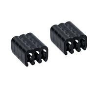 Générique Clip de câble d ' Alimentation 6 Broches, Outil Professionnel de Gestion de câbles pour Stocker Le câblage et optimiser Les Flux d ' air, Clip en PVC 8 pièces