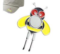 Générique Clip de Chapeau de Golf,Accessoire de Mode Métal Animaux Amusants | Porte-Marqueur Balle Golf Clip Magnétique | pour Femmes Hommes débutants Sacs vêtements extérieur Voyage Practice Jardin