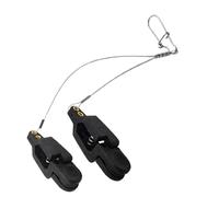 Générique Clip de pêche en downigger, Forte Tension Anti-Slip Ligne Release for Planer and Kite, idéal pour l'eau Douce et la pêche à la traîne d'eau salée 2,95x0,79x0,87 Pouces Abs, Acier Inoxydable