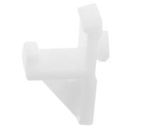 Générique Clip de Remplacement pour Étagère de Congélateur en Plastique Blanc Verrouillage Sécurisé, Fixation Facile pour Porte de Congélateur et Réfrigérateur en Usage Domestique