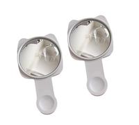 Générique Clip en Plastique Miroir pour Selfie, 2 pièces, modèles, White | Miroir