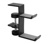 Générique Clip Headphone Holder, Desk Headphone Hook, Modern Headphone Hanger, Clamp- Headphones Holder, Under Desk Headphones Hanger Clamp- Desk Hook Organizer for Headphones and Accessories