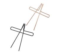 Générique Clip Mémo Pratique en Acier 2pcs pour Fixer Partitions et Journaux, Support de Notes de Musique pour Lectures et Sermons, Prévention du Chute des Pages
