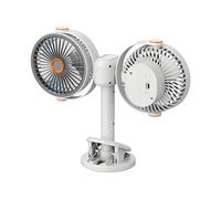 Générique Clip On Fan - Head 5 Speed | 31cm USB-C Rechargeable Portable