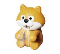 Générique Clip On Fan - Mini Air-Blowing Portable Personal Gadget - Dog Shape Rechargeable Clamp Fan | For Hot Water Soup Food Cups Mugs Eating Office