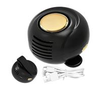 Générique Clip On Fan Portable - 3 Speed Adjustable for Mini Air Circulator | Rechargeable ABS Body with 360 Degree Rotation Clamp Design, Personal Cooling Device for Desk Camping Travel Outdoor Use