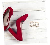 Générique Clips de Chaussures Rectangulaires et Faux Perles Décoration Amovible pour Talons Accessoires Élégants pour Chaussures de Mariage et Événements Spéciaux