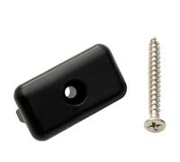 Générique Clips de Fixation et vis 200 pcs Plastique et INOX 304,Quincaillerie, Matériaux de Construction, Tapis & revêtements de Sol, Noir (Poids 2.2KG)