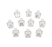 Générique Clips de réparation de connecteurs RJ45, 10 pièces, couvertures compatibles avec Les câbles Ethernet Cat5e Cat6 pour Le Bureau et la Maison, Boucles de réseau