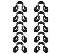Générique Clips de Sécurité Protège Mains Brûlures Multi-usages Lot de 10 en Plastique Noir pour Bouteilles et Bougies pour Fêtes et Événements