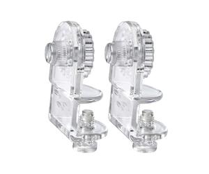 Générique Clips de Support d'aquarium - Support de Couvercle d'auvent en Verre sans Bord en Acrylique, stabilisateur de Cadre, Protection Transparente, Couvercle d'aquariu