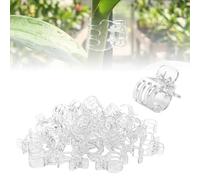 Générique Clips de Support pour - 50 pièces de Clips pour de Culture de Jardin, Outil d'accessoires de Jardinage, Clip de Fixation de Tige de légumes pour Serre intérieure et extérieure | Souti