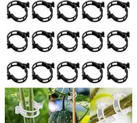 Générique Clips de Support pour Plantes 2026 - Attaches pour Tomates, Vignes et Légumes, Pinces de Jardin Réutilisables en Plastique pour Tiges et Croissance Droit (Black-200pc)