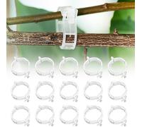 Générique Clips de Support pour Plantes 2026 - Attaches pour Tomates, Vignes et Légumes, Pinces de Jardin Réutilisables en Plastique pour Tiges et Croissance Droit (White-200pc)