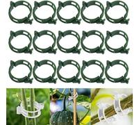 Générique Clips de Support pour Plantes 2026 - Attaches pour Tomates, Vignes et Légumes, Pinces de Jardin Réutilisables en Plastique pour Tiges et Croissance Droit (Green-100pc)