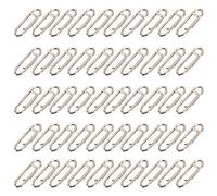 Générique Clips de Verrouillage à maillons Rapides de pêche en Acier Inoxydable, connecteur de Changement de leurre Rapide, Boutons de Verrouillage en Acier Inoxydable