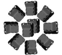 Générique Clips en Métal Noir de U Installation Facile Lot de 10 Application Polyvalente pour Garde-boue et Protection Moteur pour Accessoires Voiture