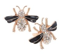 Générique Clips pour Chaussures en Métal, Breloques Abeille, Lot de 2 Pièces, Accessoires Amovibles pour Escarpins et Chaussures Plates, Adaptés aux Bals et Fêtes