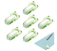 Générique Clips pour Draps De Lit - ABS 5,9X3,1X3,2 Cm Antidérapants 6 Pièces | Porte-Drap De Lit Ours De Dessin Animé avec Forte Adhérence, Fixation De Couette, De Matelas | Attache De Drap De