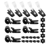 Générique Clips pour Fanions de Jardin,Fixation pour Bannière de Pelouse | Clip Porte-Bannière Petit Format | pour Propriétaires Jardiniers École Porche Fêtes Réunions dans Le Jardin Fêtes Sportives