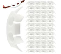 Générique Clips pour tiges de - Clips courbés en Plastique | Support pour de 150 pièces - Conception à Faible Stress à 90 degrés avec Une Construction Robuste offrant Un entraînement Doux des ti