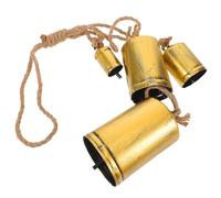 Générique Cloche de Noël Vintage en Fer Rustique à Suspendre Cloches Décoratives de Ferme pour Décoration Festive Intérieure et Extérieure Son Joyeux pour Ambiance de Fête