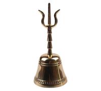 Générique Cloche ou à Main en Cuivre Doré Prise Confortable Pratique pour et Décoration Maison Cérémonies Bouddhistes Temple Salle à Manger