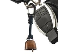 Générique Clochette Anti-Ours Bruyante |1*pcs Cloche De Sécurité Rétro avec Porte-Clés | Accessoire Camping en Fer Résistant | Prévention Animaux Sauvages Marche Randonnée Alpinisme Vélo