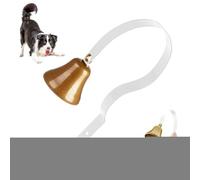 Générique Clochette pour Chien De Porte, Sonnette en Laiton pour Dressage Extérieur, Outil D'Éducation Classique Propreté Toutes Races Moyenne Grande Petite Chaton Chat Mur Intérieur