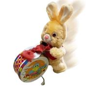 Générique Clockwork Rabbit Toy - Plush Wind Up Animal Robot Walking Motion System, Interactive Electric Bunny Model Toy, Soft Animated Movement Device for Kids Children Easter Play | Home Usage